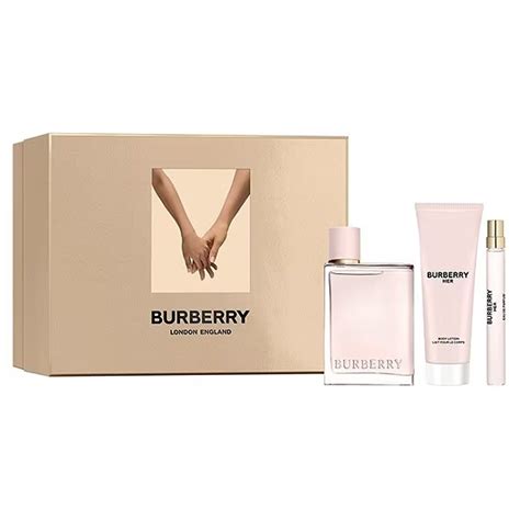 burberry her perfume gift set macy's|burberry classic perfume gift set.